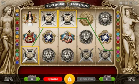 Platinum Lightning slot game