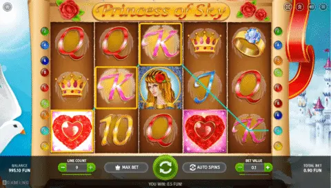 Princess of the Sky slot free spins