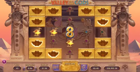 Valley of the Gods slot free spins