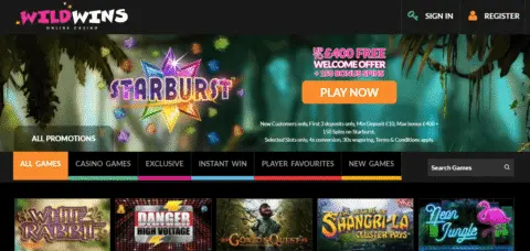 Wild Wins Casino bonus