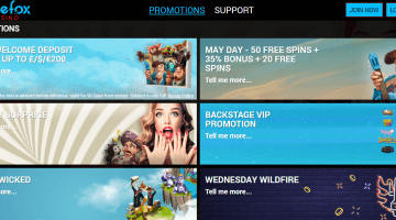 blue fox casino promotions