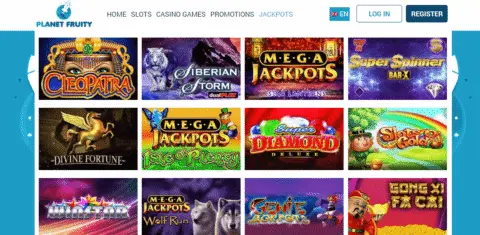 planet fruity casino jackpots