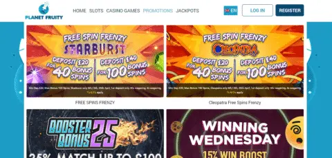 planet fruity casino promotions
