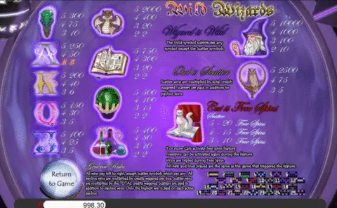 play Wild Wizards slot