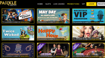 sparkle slots casino promotions