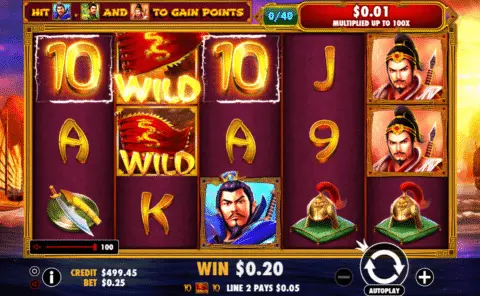 3 kingdoms slot free spins