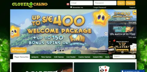 Clover Casino free spins no deposit