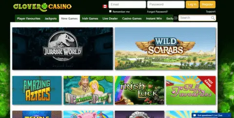 Clover Casino games