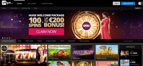 Hopa casino bonus