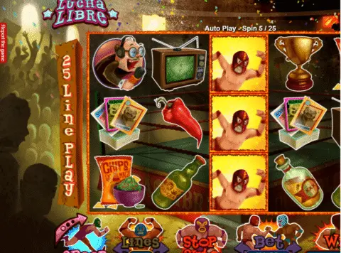 Lucha Libre slot free spins