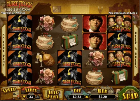 The Three Stooges Brideless Groom slot free spins