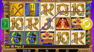 cleopatra slot free spins