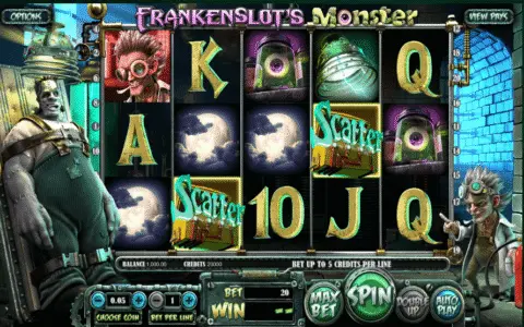 frankenslots monster game