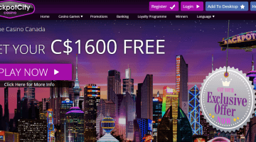 jackpot city casino bonus