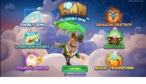 play Finn and the Swirly Spin slot