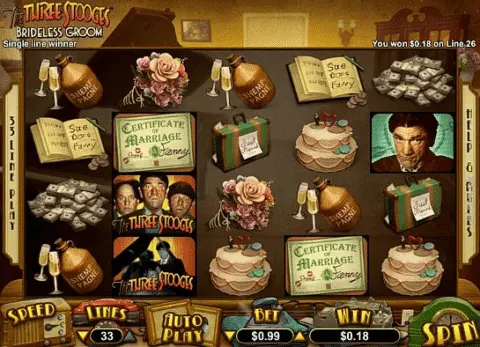 three stooges and the brideless room game