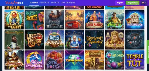 vulkanbet casino games