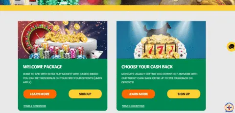 Casino Dingo promotions