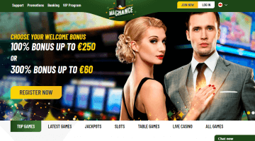 MaChance casino bonus