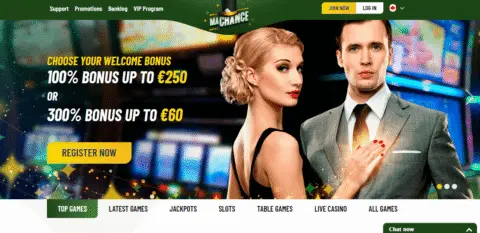 MaChance casino bonus