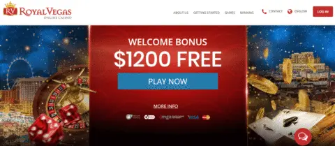 Royal Vegas casino bonus