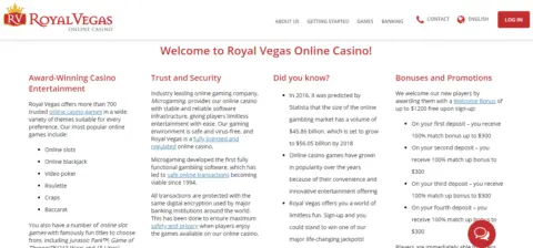 Royal Vegas casino promotions