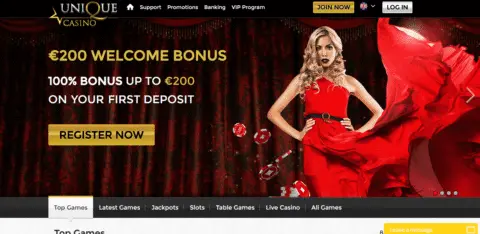 Unique casino bonus