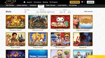 Unique casino slot games