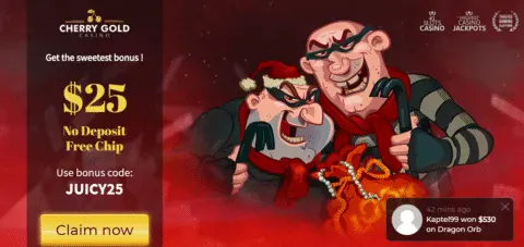 Cherry Gold casino no deposit bonus