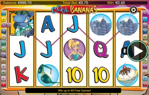 Cool Bananas slot free spins