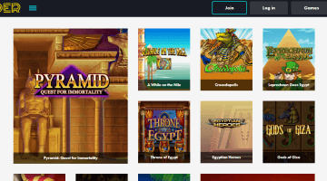 Dunder casino slot games