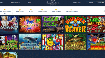Exclusive casino games slots