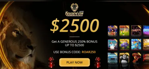 Golden Lion casino bonus