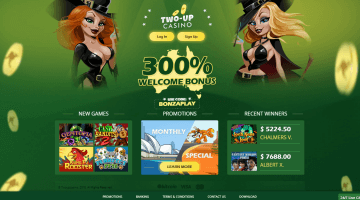 Two Up casino games