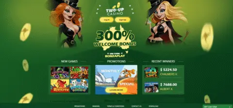 Two Up casino games