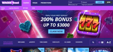 Wager Beat casino bonus