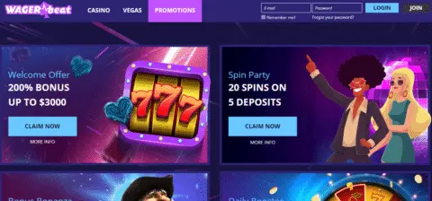 Wager Beat casino promotions
