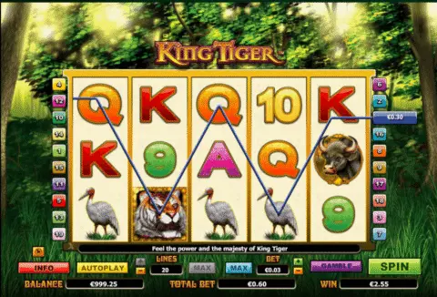 king tiger slot free spins
