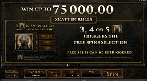 play Game of Thrones slot