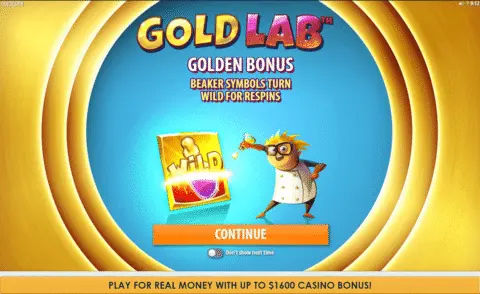 play Gold Lab slot