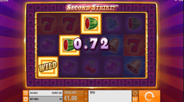 second strike slot free spins