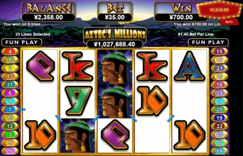 Aztec’s Millions slot game