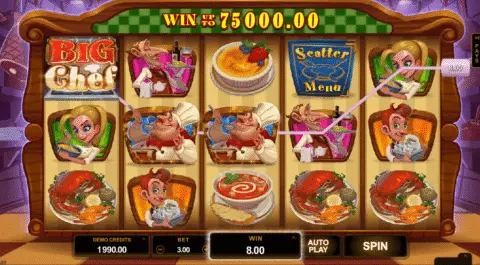 Big Chef slot free spins