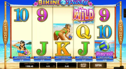 Bikini Party slot free spins