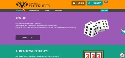 Casino Superlines promotions