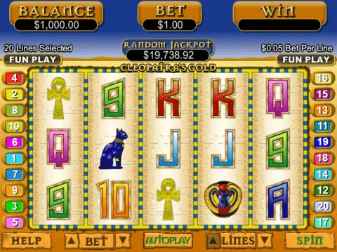 Cleopatra’s Gold slot game