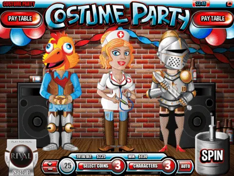 Costume Party slot free spins