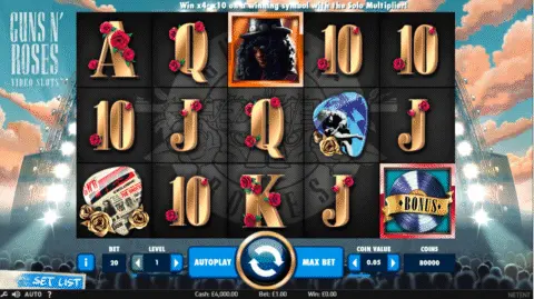 Guns N’ Roses slot game