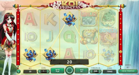 Koi Princess slot free spins