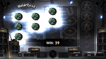 Motorhead slot free spins